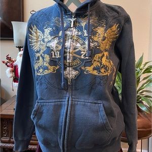 Genuine “Avirex” Vintage Full Zip Hoodie Jacket (Unisex)